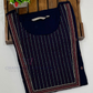Most Beautiful Dark Blue Color Cotton Kurti With Embroidery Work In Yuma