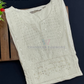Appealing White Color Cotton With Embroidery And Sequins Work Kurti For Women Near Me