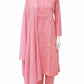 Alluring Pink Color Cotton With Chikankari Work Palazzo Suits For Women