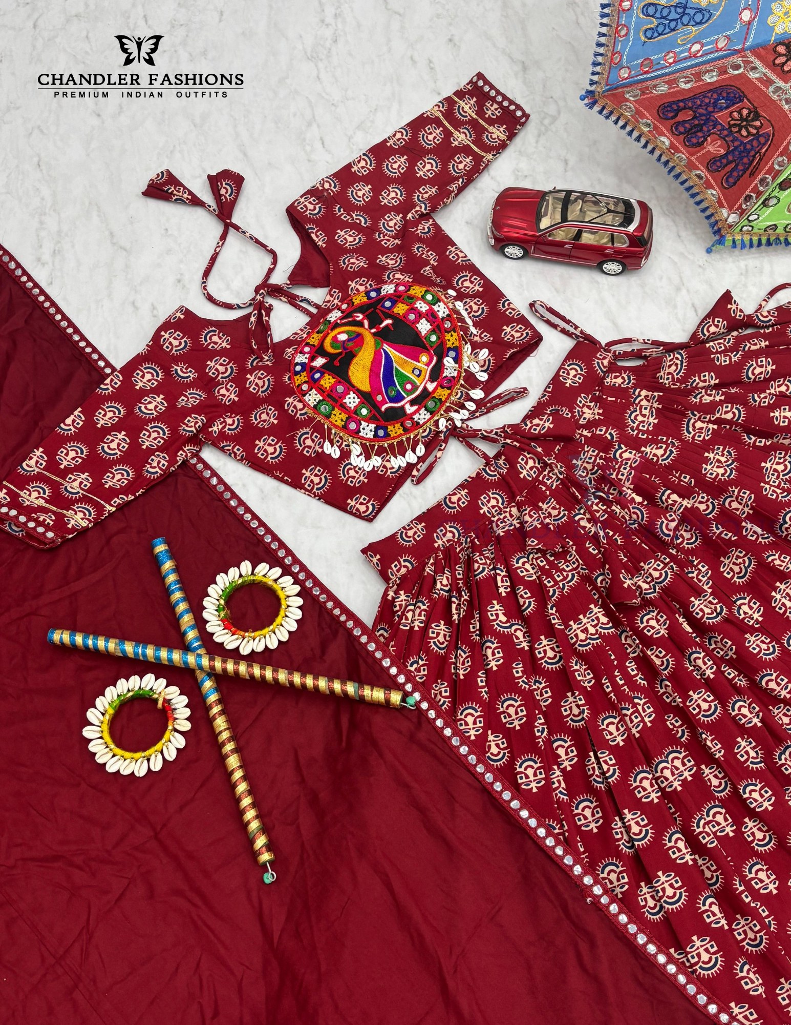Maroon Chaniya Choli Sets For Women In Tempe