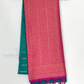 Attractive Green Color Soft Silk With Contrast Rich Pallu Zari Work Saree For Women