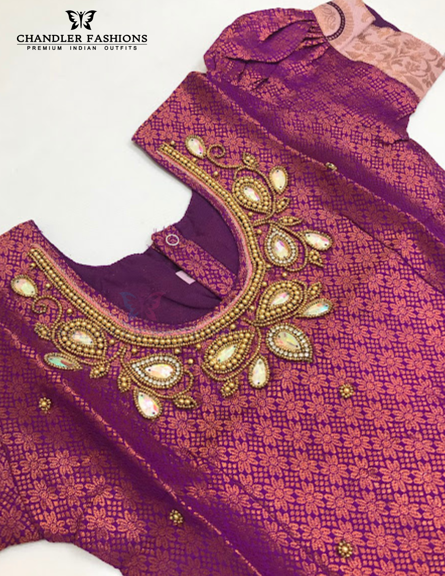 Purple And Beige Color Art Silk Langa Sets In Peoria
