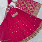Pink Color Georgette Palazzo Suits In Tempe