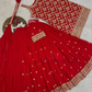 Georgette With Embroidery Sequins Work Palazzo Suits In Mesa