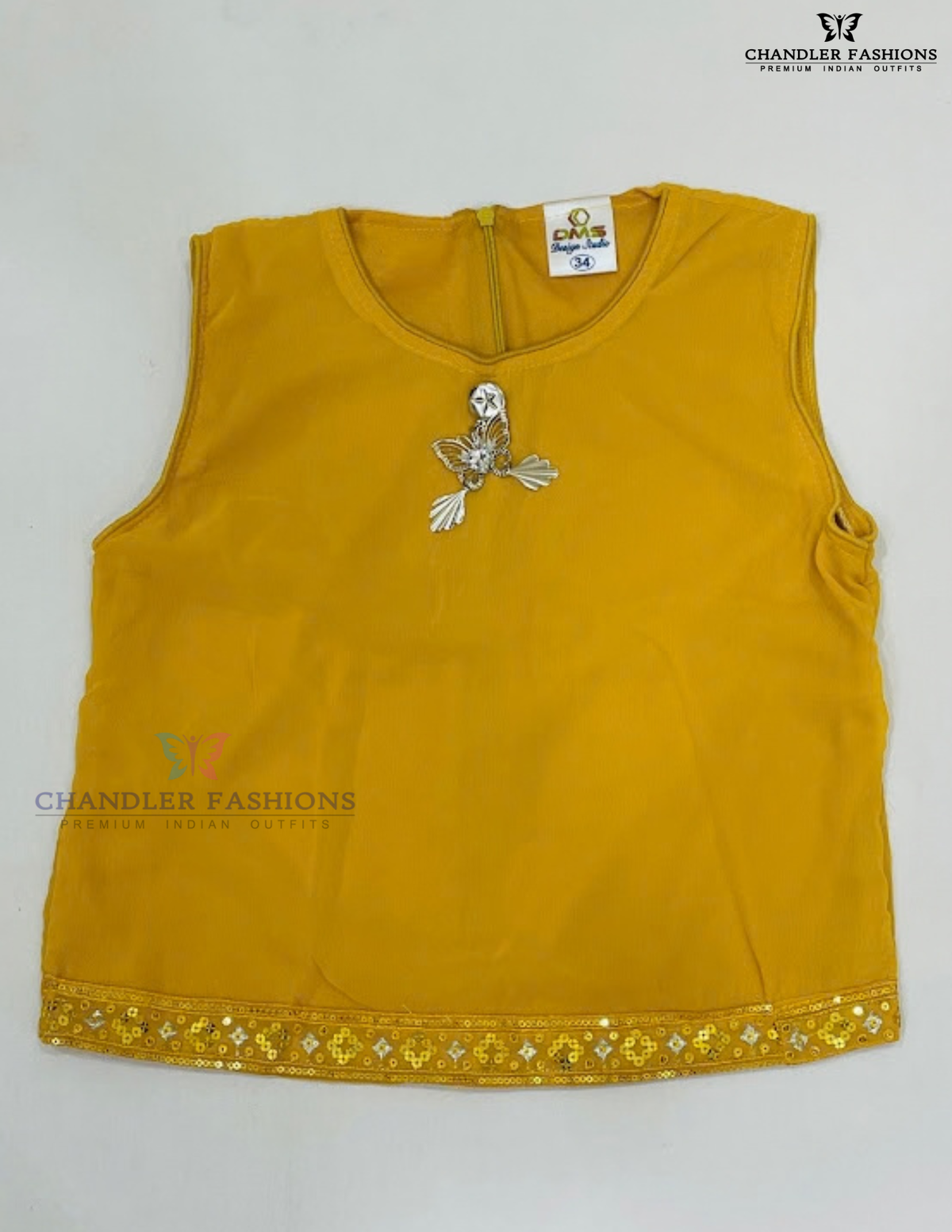 Yellow Color Georgette Sharara Set In Phoenix