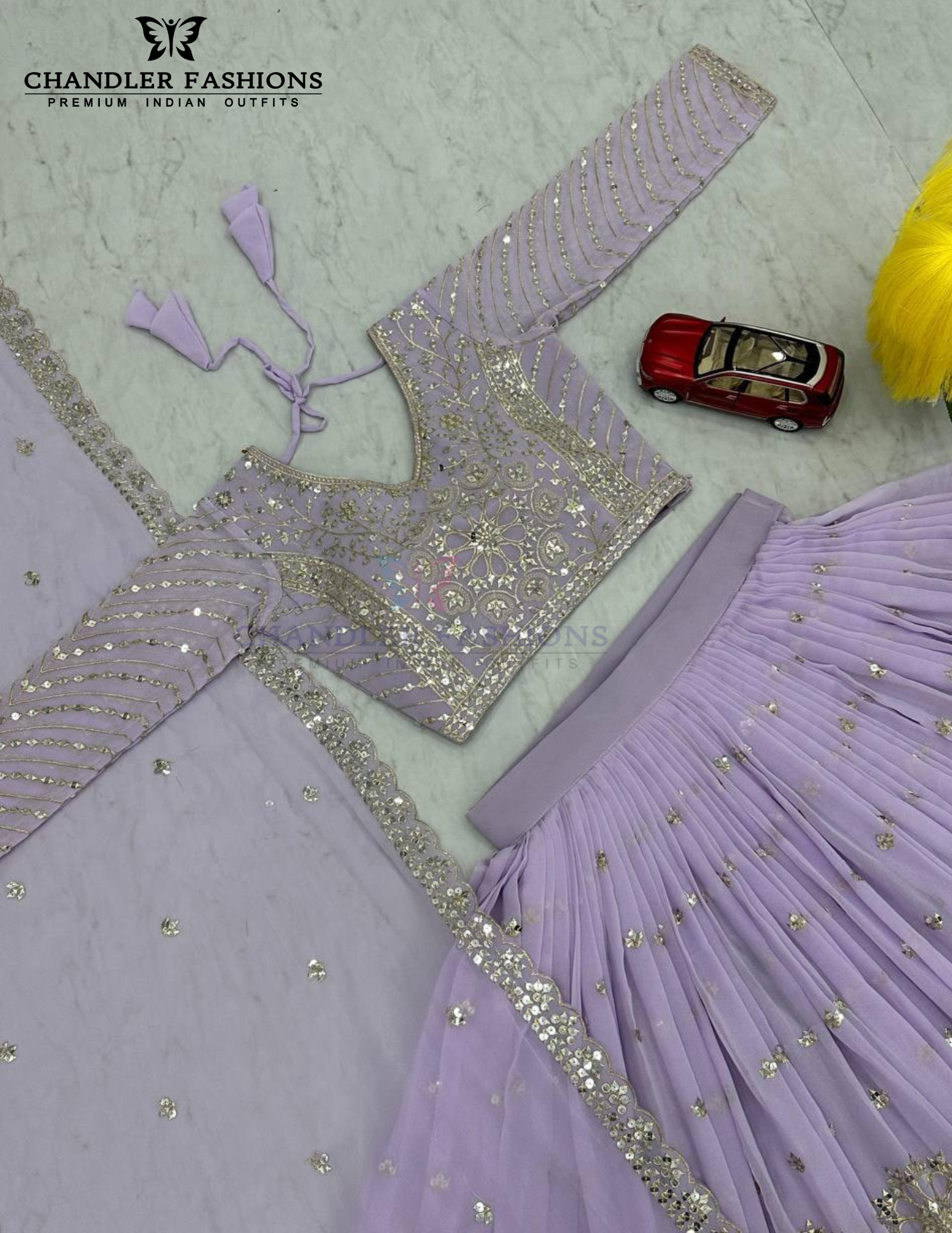 Elegant Lavender Color Lehenga Choli In Peoria