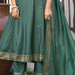 Green Color Rayon With Dori Salwar Suits In USA