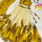 Stunning Yellow Color Organza Silk Lehenga Choli With Print Work For Women