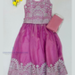 Attractive Light Pink Color Embroidery And Mirror Work Choli With Dupatta For Girls