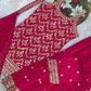 Pink Color Georgette With Sequins Work Palazzo Suits In Chandler