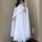 Alluring White Color Georgette Anarkali Gown For Women
