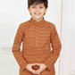 Light Brown Color Cotton Kurta Pajama Set Near Me