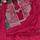 Pink Color Embroidery Ready To Wear Saree In Chandler