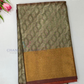 Wonderful Mehendi Green Color Tissue Silk Saree For Women