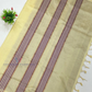  Purple Color Cotton Saree With Gold Zari Border In USA