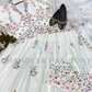 Beautiful White Color Chinon Lehenga Choli Set In Chandler