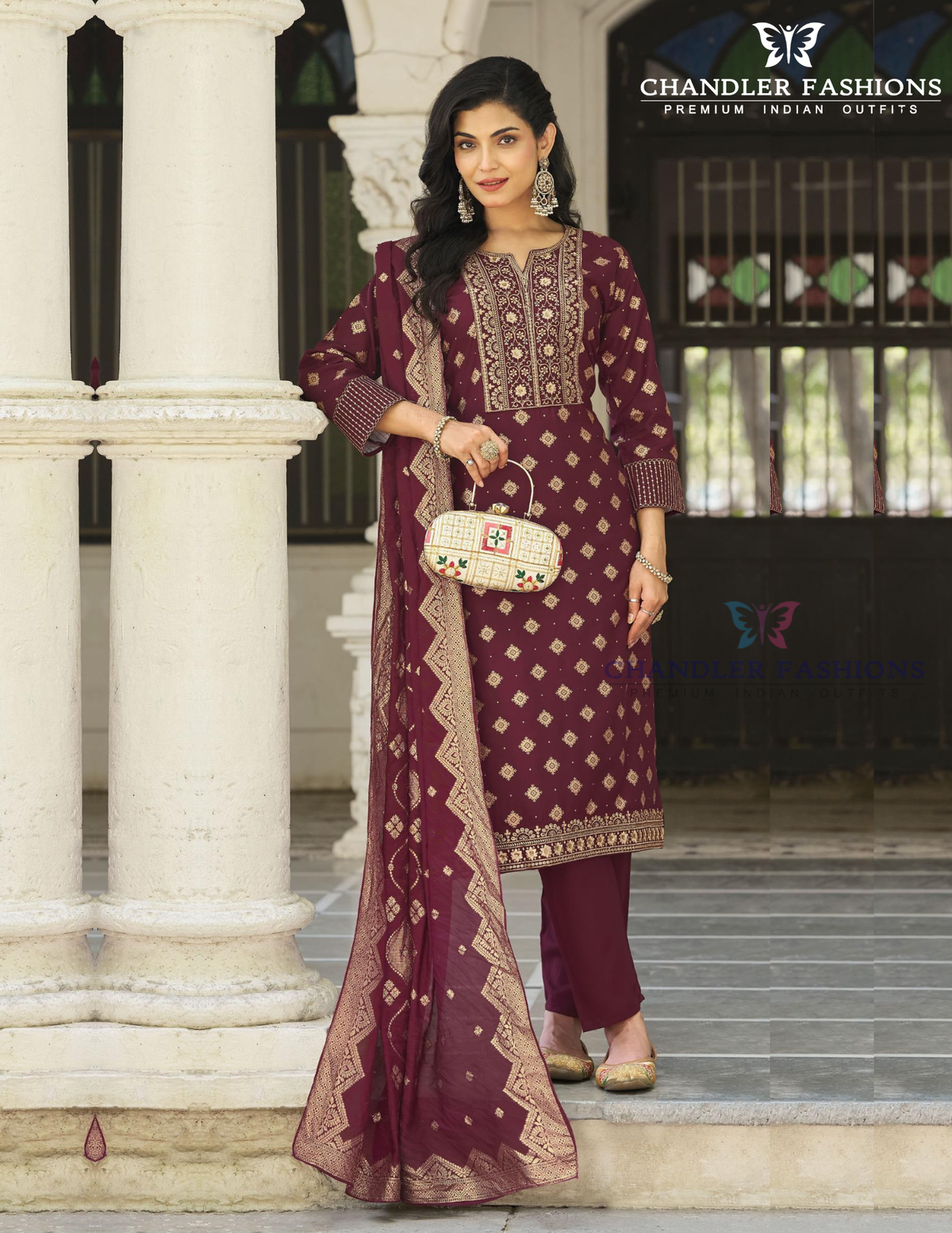 Amazing Maroon Color Rayon With Digital Printed Work Salwar Suits For Women