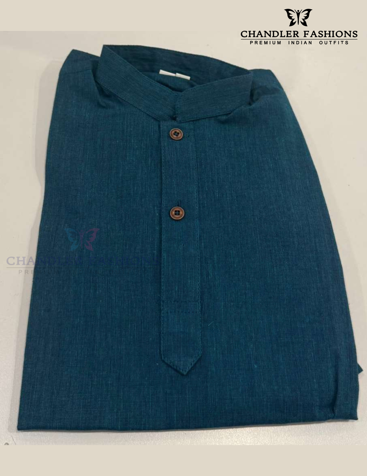 Blue Color Cotton Kurta Set Near Me