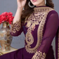 Georgette Sharara Suit With Heavy Embroidery Sequins Thread Work In Temp