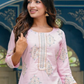 Beautiful Light Pink Rayon Kurti Near Me