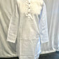 Stunning White Color Cotton Designer Men's Kurta With Pajama Pant