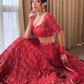 Elegant Bridal Wear Georgette Heavy Chine Sequins Work Lehengas With Work In Near Me