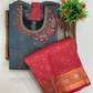 Appealing Green And Pink Color Stone Work With Silk Langa set For Girls In USA