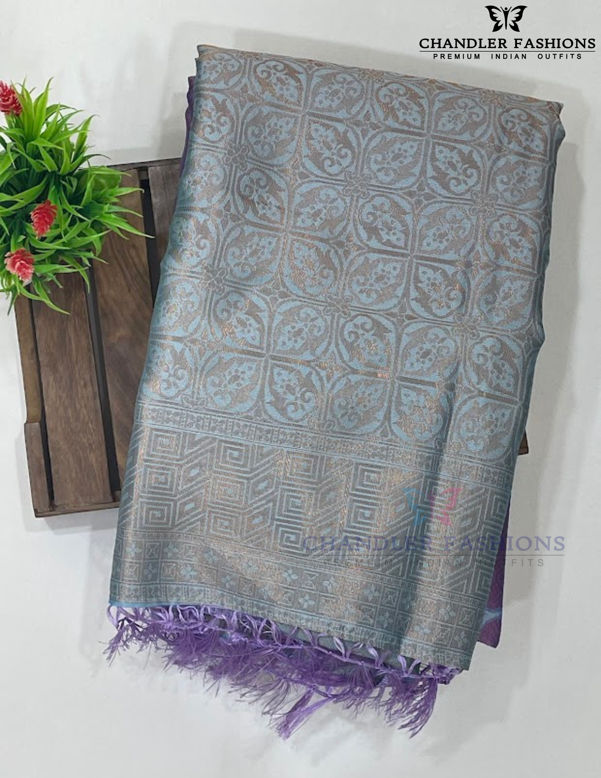 Wonderful Purple Color Art Silk Saree For Women Near Me