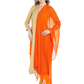 Appealing Fashionable Women Orange Chiffon Dupatta In USA