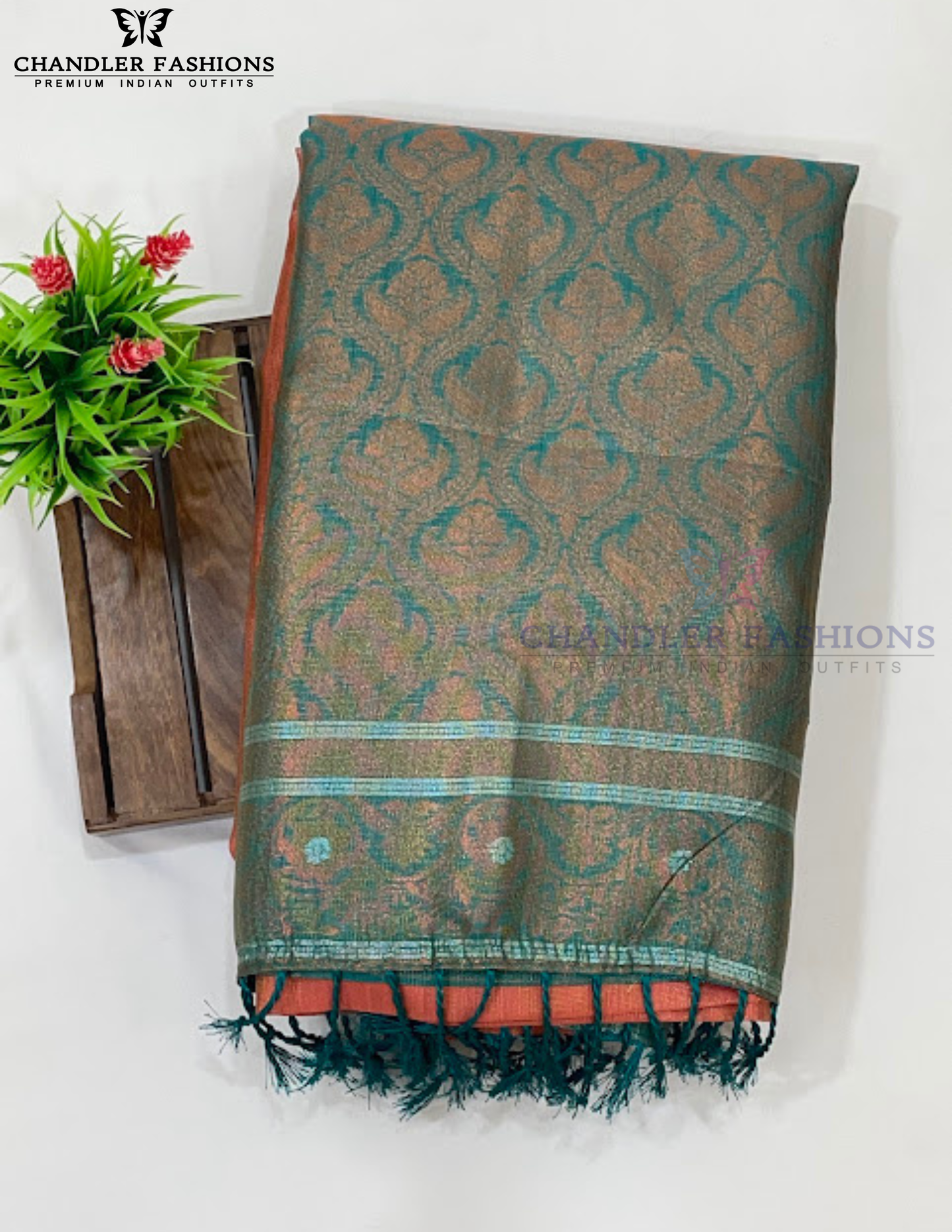 Stunning Pastel Color Tissue Silk With Zari Work Saree For Women Near Me