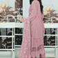 Lovely Pink Color Georgette With Embroidery Work Salwar Suits Near Me
