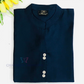 Stunning Blue Color Cotton With Self Designed Kurti For Girls Near Me