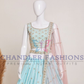 Attractive Sky Blue Color Georgette Embroidery Sequins Work Lehenga Near Me