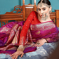 Purple Color Copper Weaving Soft Silk Saree Near Me