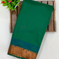 Pretty Green Color Pure Kanchi Silk Zari Border Work Saree Near Me