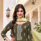 Menendi Green color Rayon With Classy Gold Print Fancy Embroidery Work Near Me