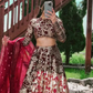 Charming Maroon Color Embroidery With Sequins Work Lehenga Choli For Women