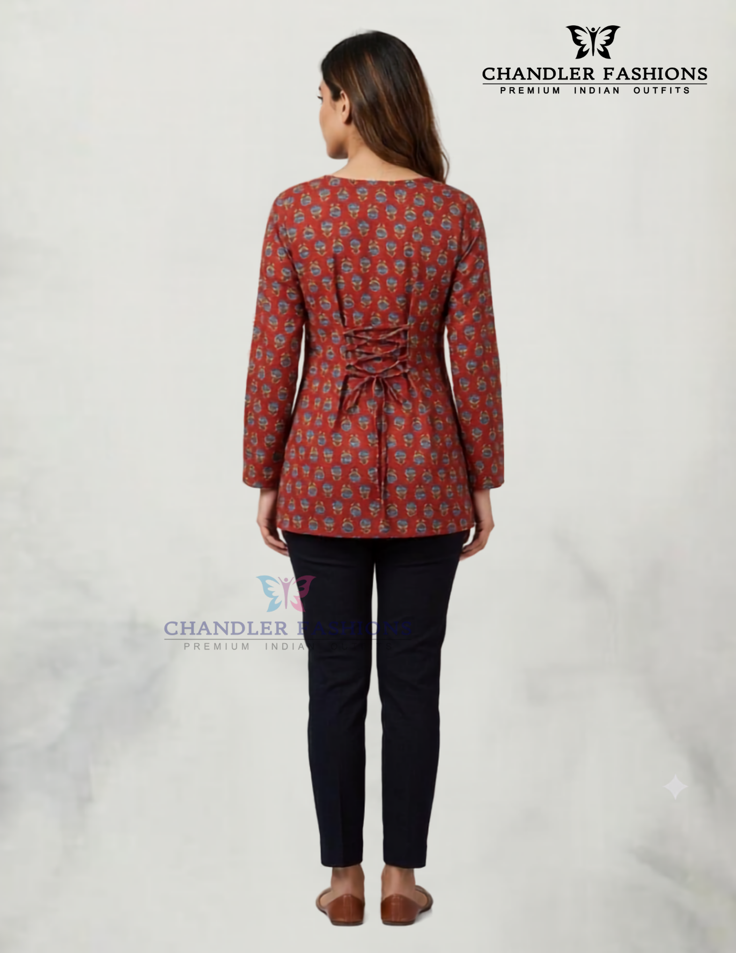 Maroon Color Cotton Short Kurti For Women Near Me