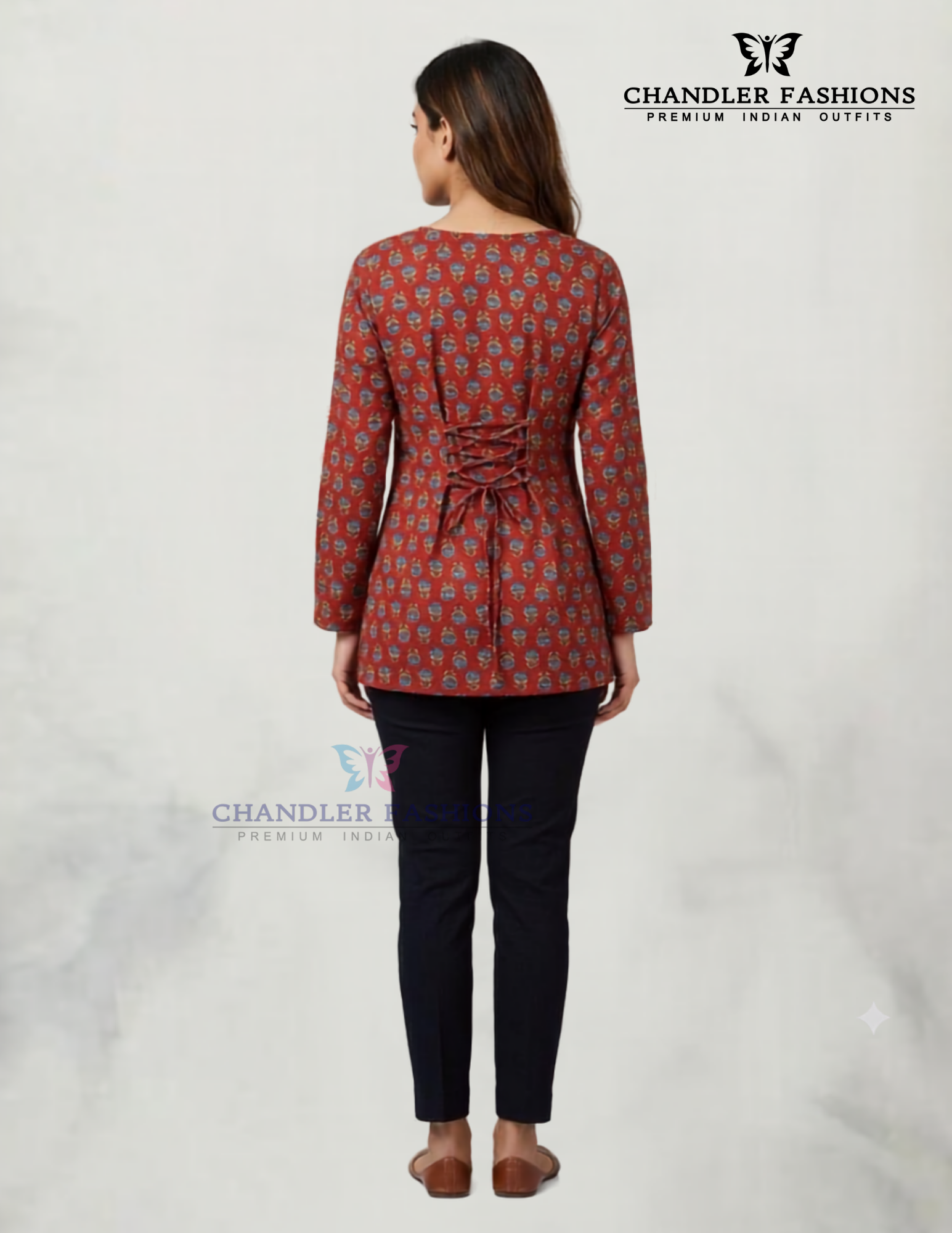 Maroon Color Cotton Short Kurti For Women Near Me