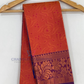 Red Color Art Silk Saree With Purple Color Gold Zari Border For Women Near Me