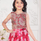 Beautiful Pink Color Choli Set For Girls Near Me