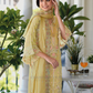 Organza Salwar Suits With Embroidery Work In USA
