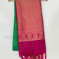 Green Color Soft Silk Saree With Contrast Pallu And Fancy Tassels In USA