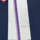Attractive Men's White Color Cotton Dhoti With Violet Border Near Me