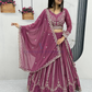 Light Purple Color Embroidery And Sequins Work Lehenga Choli Near Me