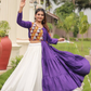 Blue Color Pure Mirror Choli Sets For Women In USA