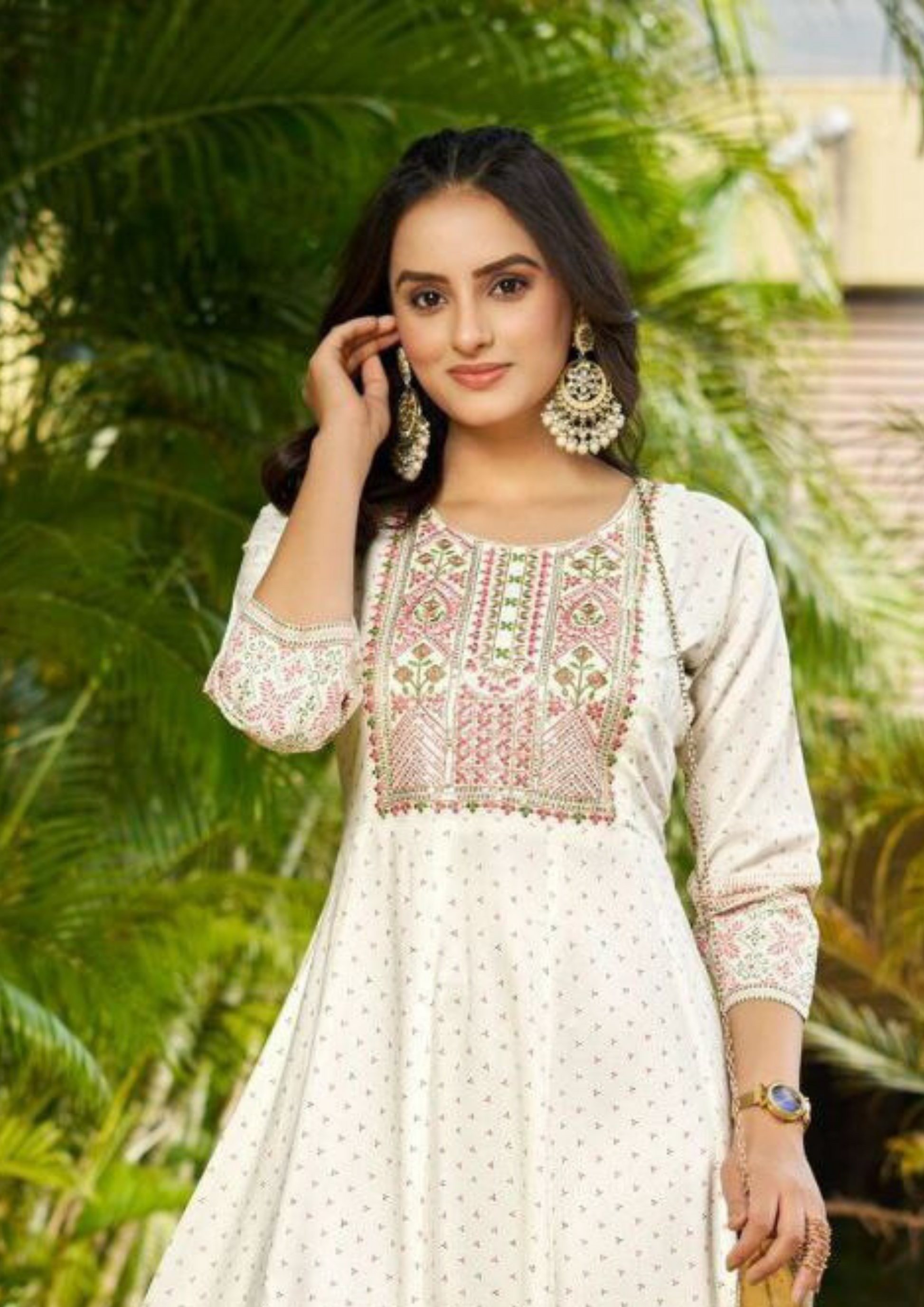 White Color Rayon Kurti Near Me