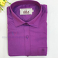 Attractive Purple Color Cotton Shirt Dhoti Set In USA