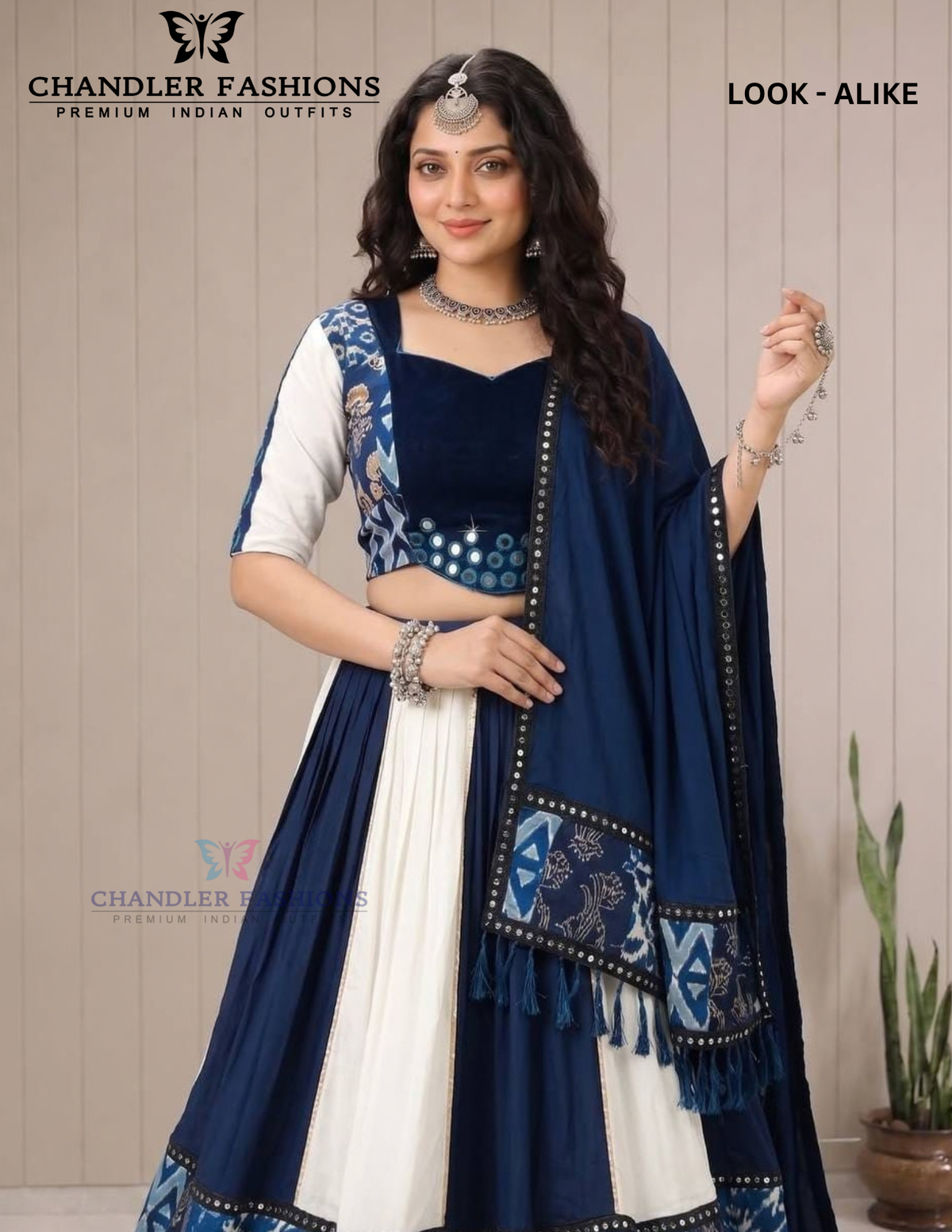 Exquisite Blue And White Color Rayon Chaniya Choli With Printed Work Near Me