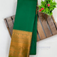 Elegant Green Color Art Silk Saree With Zari Work For Women Near Me